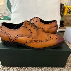 Gifennese Brown Men's Oxford Shoes